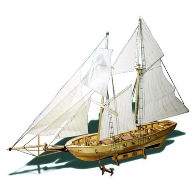 Wooden Sailboat Ship Kit Home DIY Model Decoration Boat Gifts Toy for Kids