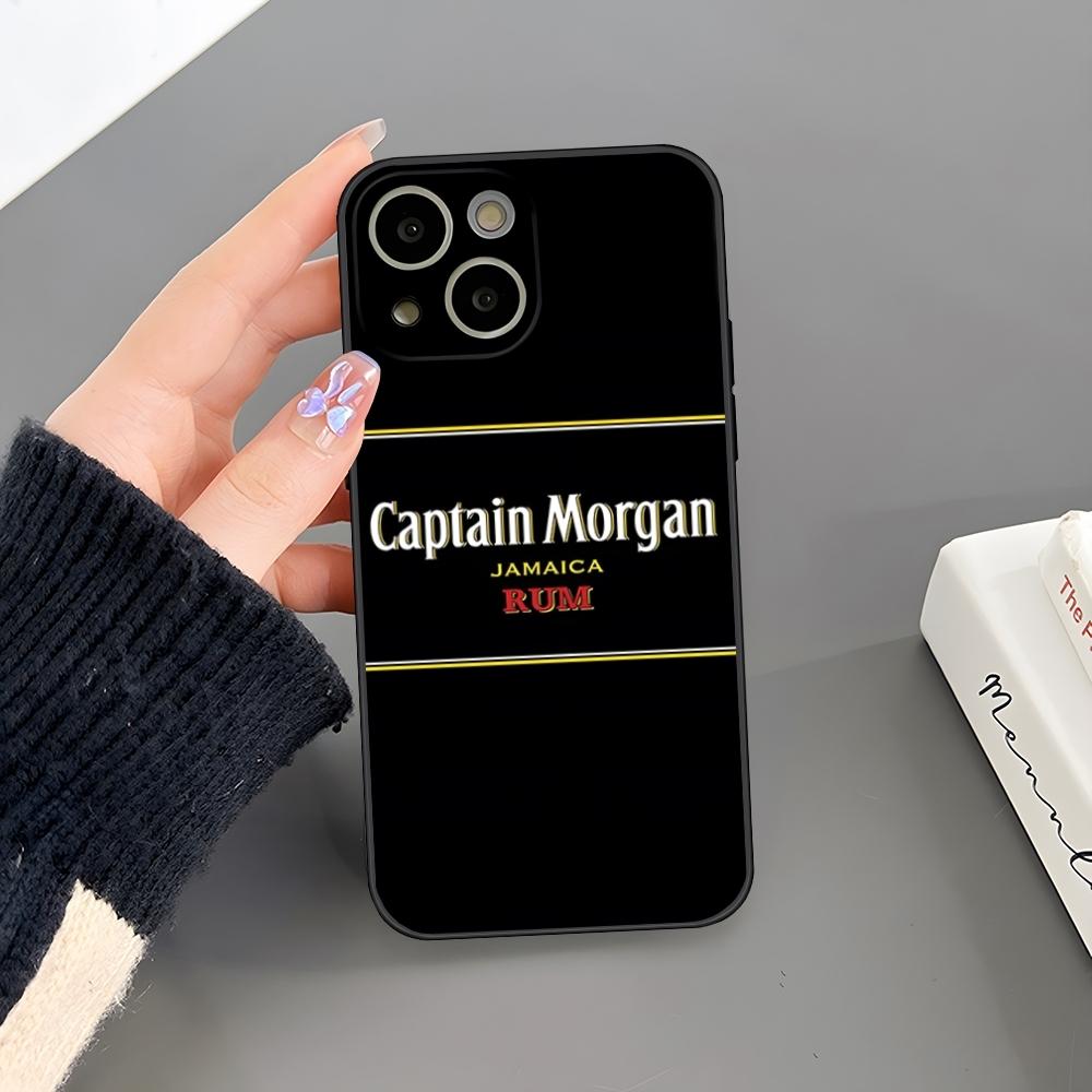 Coque de téléphone de luxe Rum C_Captain Morgan Pour Iphone 17 Air 15 Pro Max 14 Pro 16 Plus 12 13 11 Xr X Xs 8 7 Plus Housse Arrière