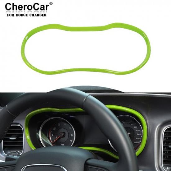 

Inner Dashboard Panel Frame Trim Cover Accessories for Dodge Charger 15+ Green