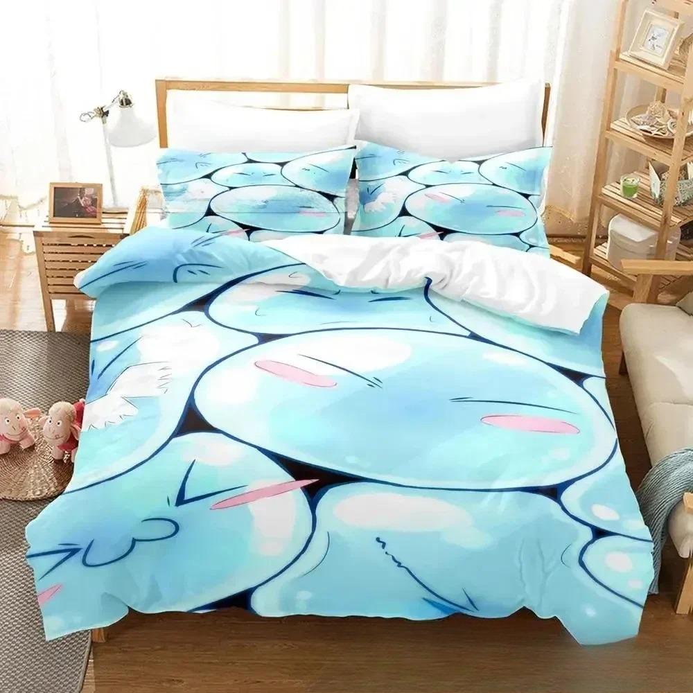 That Time I Got Reincarnated As a Slime Bedding Set Single Twin Full Queen King Size Bed Set Adult Kids 3D Print Anime Cartoon