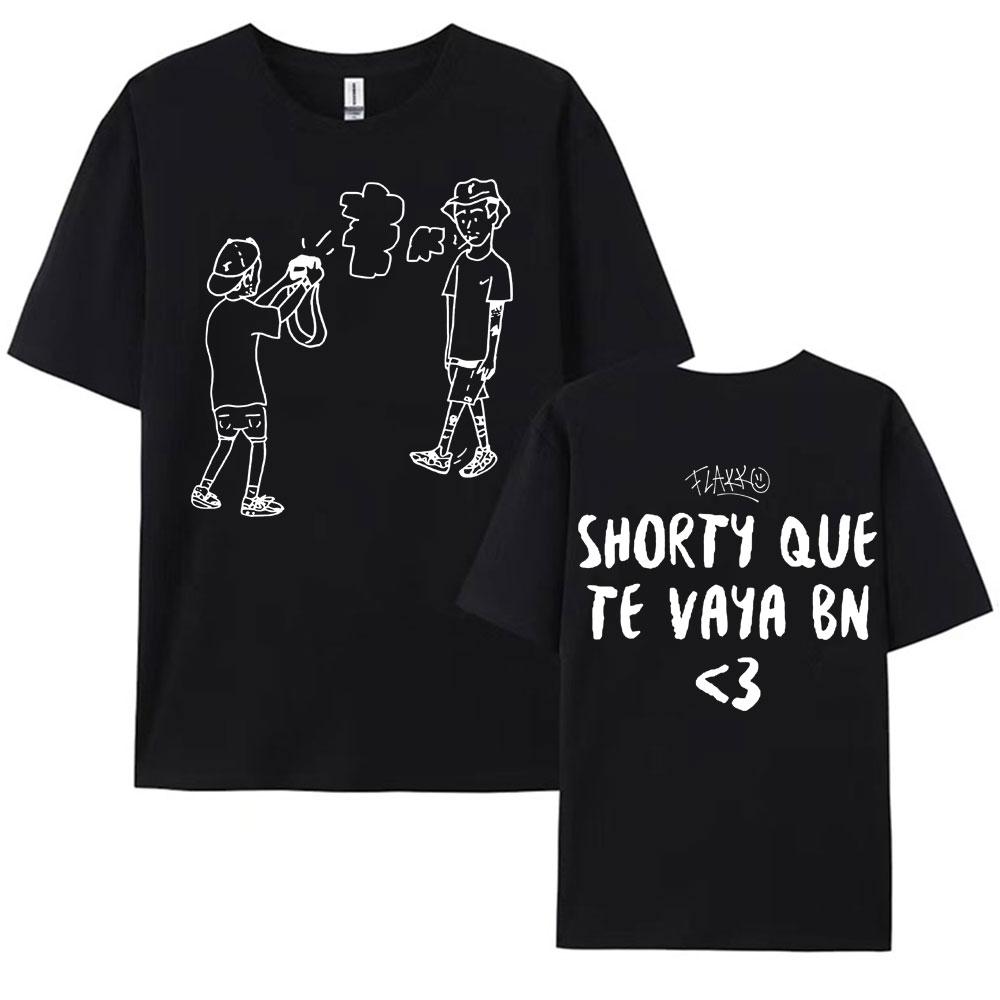 Rapper RELS B Skinny Flakk 2025 Tour Tshirt Men Clothing Fashion Hip Hop Punk Street Tshirts Unisex High Quality Cotton T Shirt