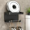 Plastic Toilet Paper Holder Wall Mounted Toilet Organizer Rack  Bathroom Use