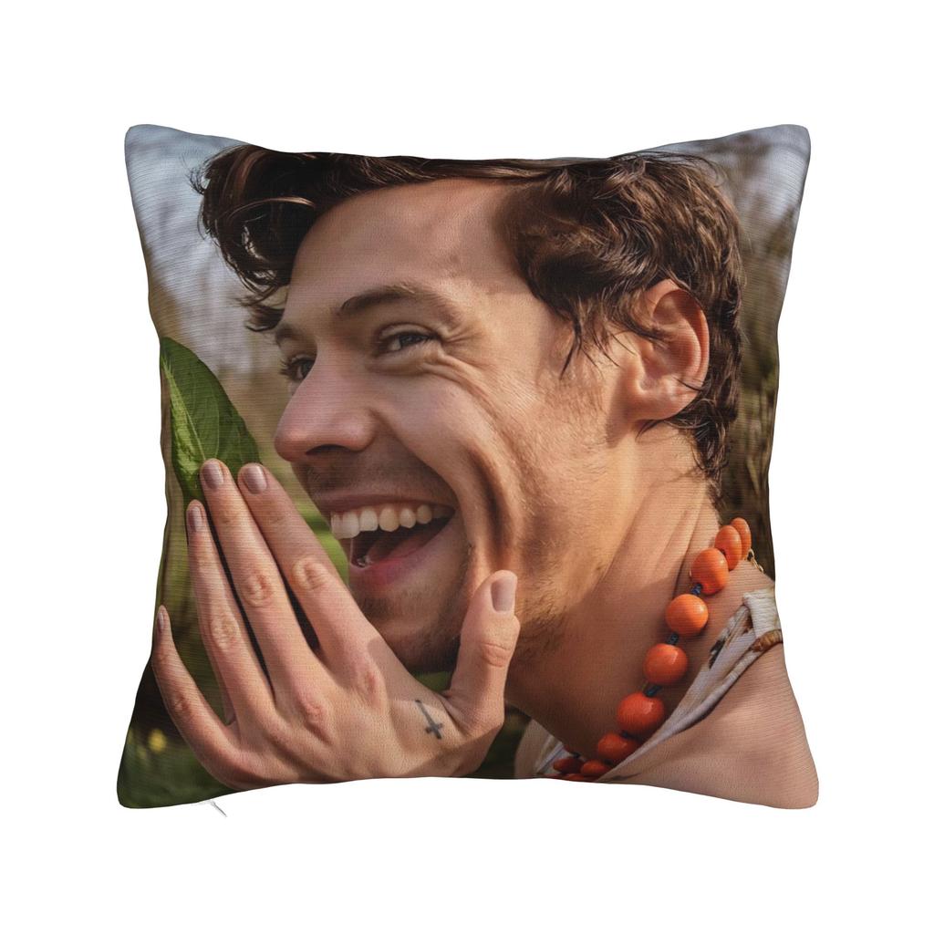 Kiss All The Time Disco Pillowcase Polyester Cushion Cover Gift Harrys Music Styles Pillow Case Cover Home Zippered cm