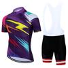 2024 New Team Cycling Bicycle Short Sleeves Maillot Ciclismo Men Cycling Jersey Summer Breathable Cycling Clothing Sets