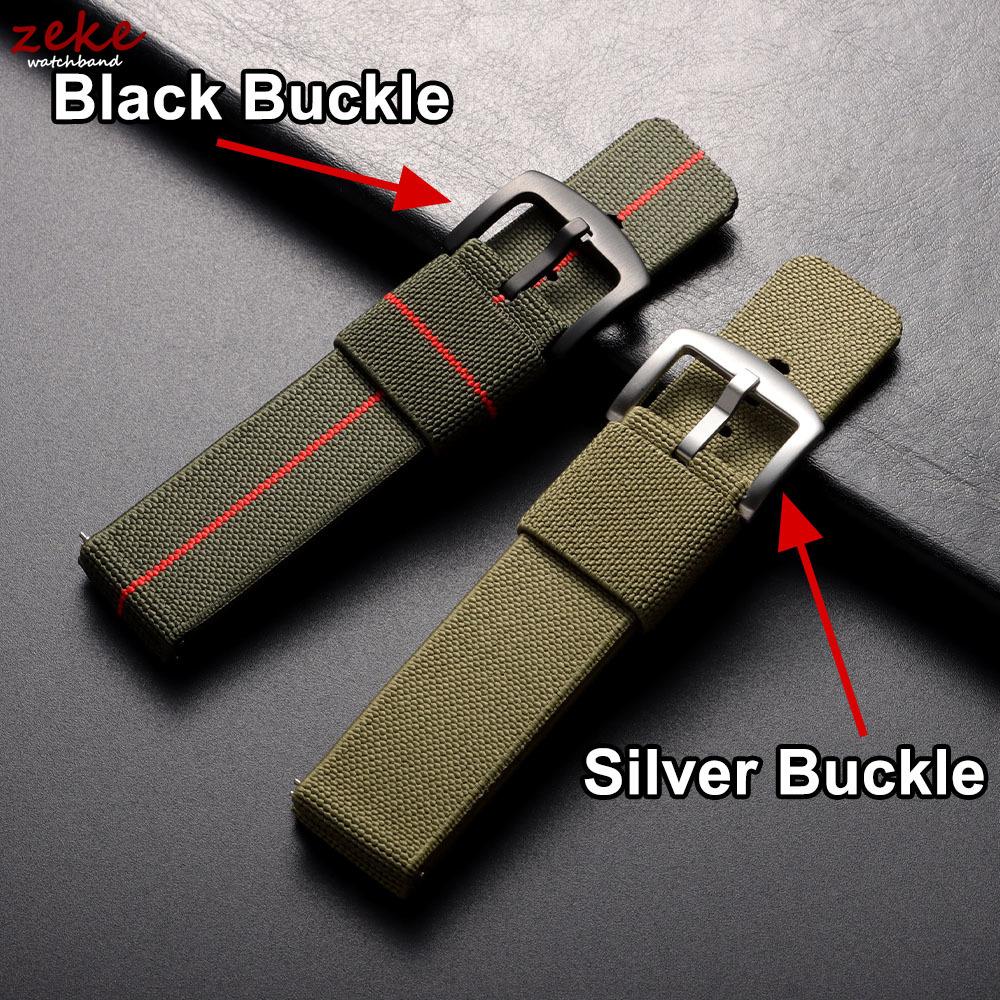 18mm 20mm 22mm 24mm Universal Nylon Watch Band for Omage Watch Canvas Sport Strap for Men Women Wristband Quick Release Bracelet