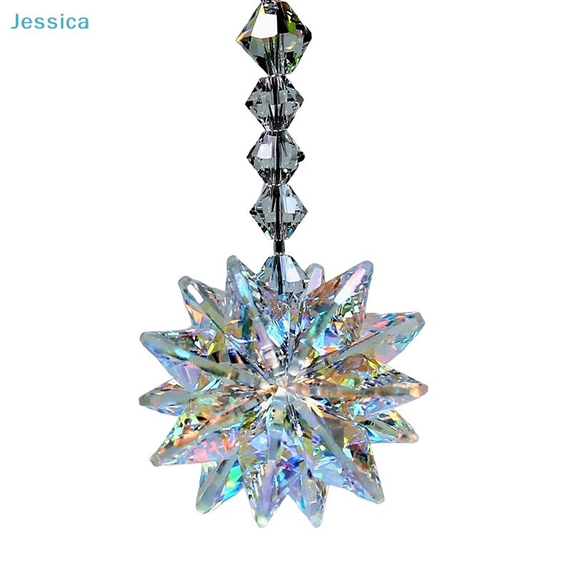 Hanging Crystal Prism Suncatcher – Colorful Rainbow Maker For Windows Gardens Gifts