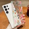 Colorful Flowers Pattern Phone Case For Samsung Galaxy S26 S25 S24 S23 Ultra S22 Plus S21 S24 S25 FE Clear Shockproof Soft Cover