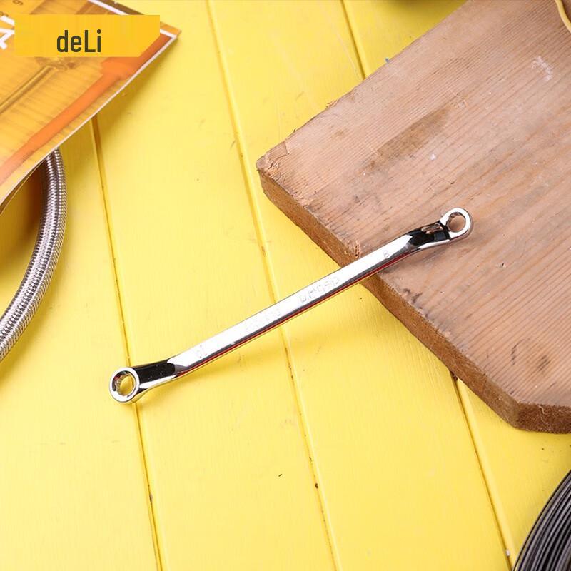Deli Mirror Finish Double Ring Spanner