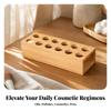 Bamboo and Wood Desktop Organizer Easy to Clean Cosmetics Storage Shelf