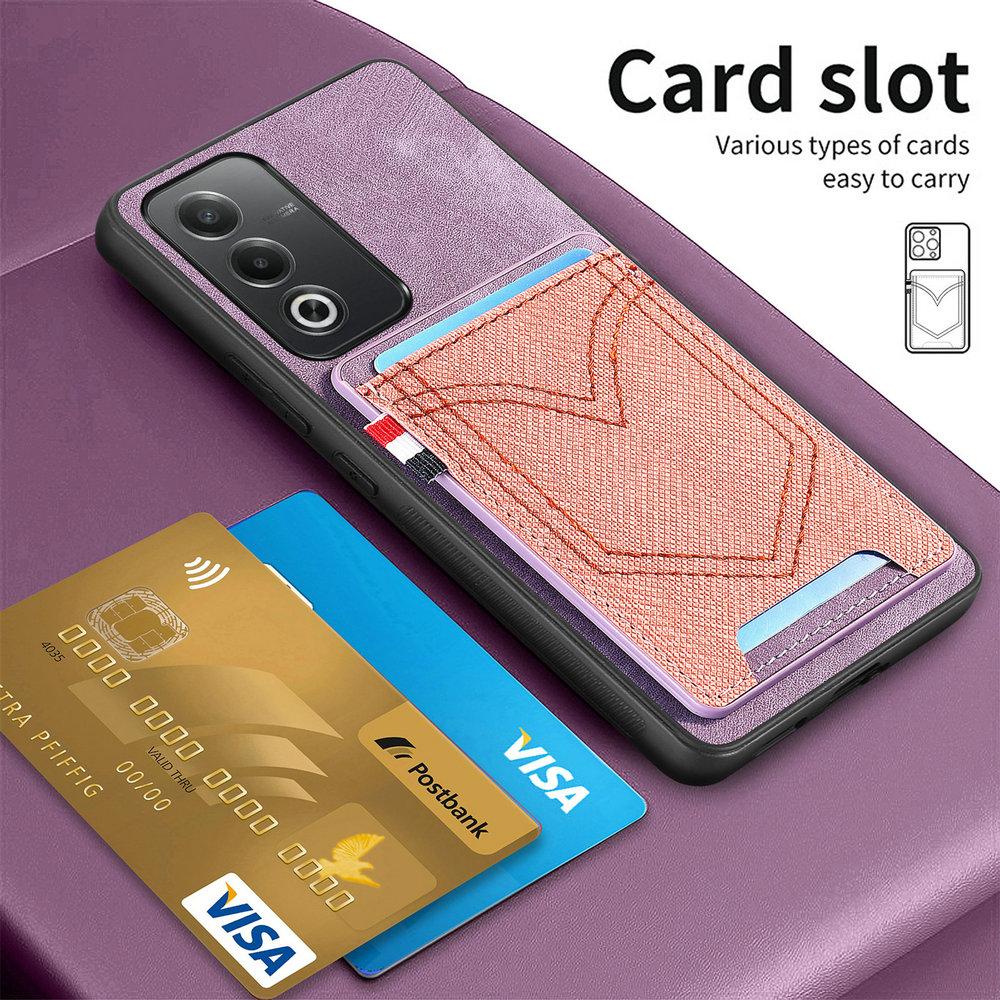 Magnetic Leather Card Case for OPPO Reno 12 Pro 5G Luxury Cover Phone Reno 12 FS Case Reno12 F 12FS 12F 4G Shockproof Cover Etui