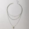Fashion Temperament Personality Thick Chain Accessories Women, Multi-layer Sweater Chain Disc Sequin Necklace