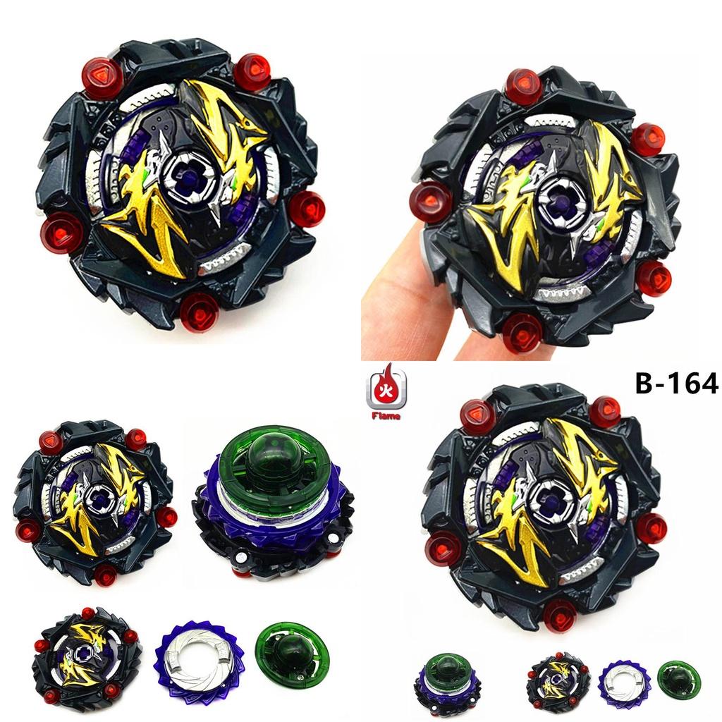 Betoverende B-164 Beyblade Burst Super King Curse Satan met sticker, zonder doos.