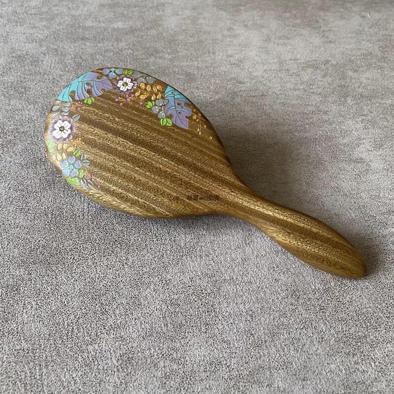 Tan Mujiang Natural Wood Massage Comb Gift Set