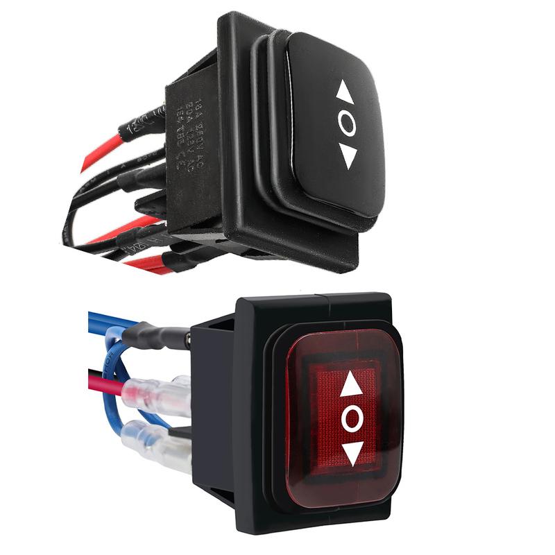 Waterproof Toggle Switch For Durable for Motor Power Supply Control with Reset Function High Strength Material