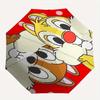 Red Chip 'n' Dale Cartoon Automatic Open/CloseUmbrella-CuteUmbrella with Cute Design, Portable 3-Fold Compact Umbrella for Men & Women, Vale