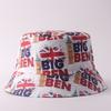 Digital printing small edge bucket hat spring and summer double-sided can wear outdoor sunshade basin hat spot