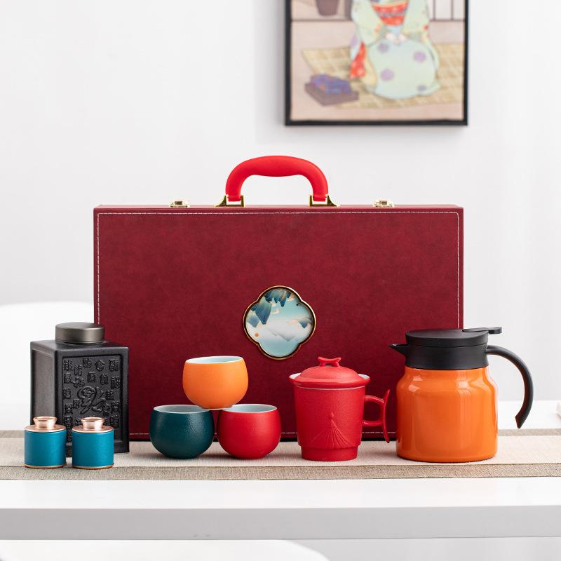 Business Company High-end Gifts Exclusive Tea Gift Set Stewed Teapot Stewed Tea Cup Tea Set