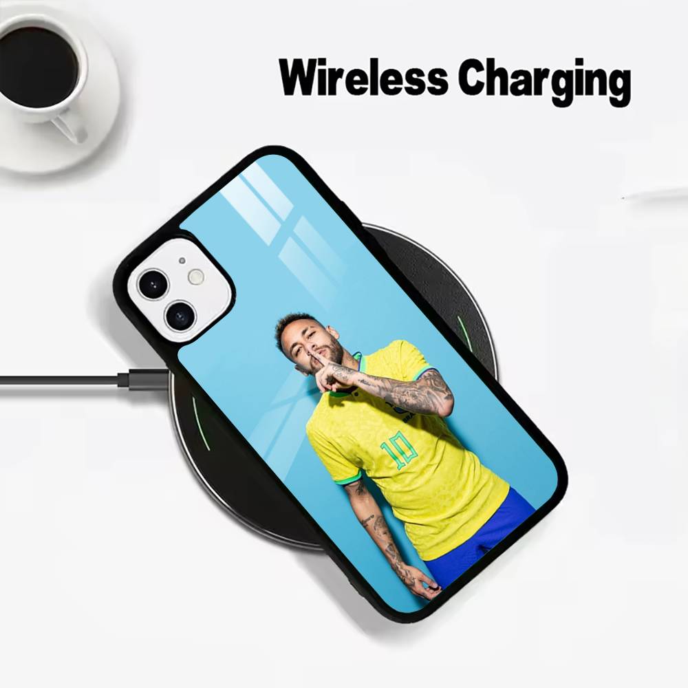 N-10-Neymar Für IPhone17 16 15 14 13 12 11 Plus Pro Max Plus Kabelloses Ladegerät Handyhülle