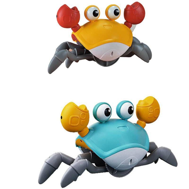 Interactive Electric Music Crab Toy With Obstacle Avoidance And Lights