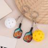 Pickleball Key Holder Car Key Chain Pendant Pickleball Keyring For Party Hoilday Handbag Wallets Birthday Gifts Accessories