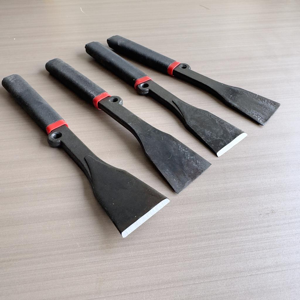 Multifunctional High Carbon Steel Chisel: Flat, Grooving, Punching, Stone Masonry, Cleaning, and Steel Pry Bar