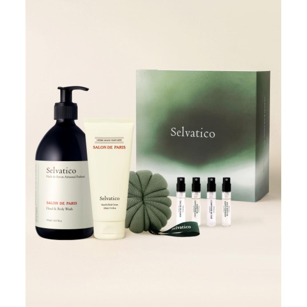 Selvatico [holiday Edition] Body Wash 500ml + Body Cream 100ml  + Note TEALA WASH + SUBOA CREAM