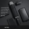 32-Rib Automatic Folding Umbrella, Reinforced Windproof, Dual-Use Sun & Rain Protection for Men