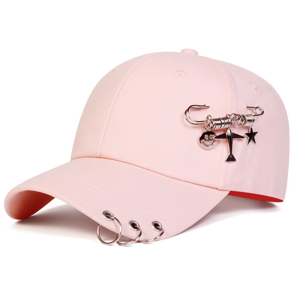 

Smiling Emoji Airplane Pentagram Pendant Baseball Cap Fashionable and Cute Women s Hat Outdoor Leisure Travel Hats Sun Caps рожевий