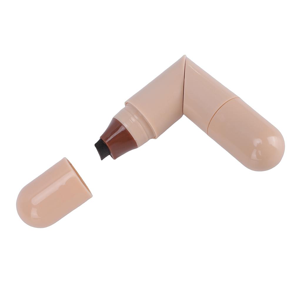 Folding Makeup Stamp Smudge Proof   Lasting Double Headed Makeup Stamp Pen for Beginners