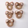 Plush Cat Ear Hair Tie for Kids – Gentle, No-Damage Elastic Set