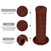 22mm 7/8"   Vintage Soft Rubber Handle Bar Hand Grips For Motorcycle Dirt Bike Black