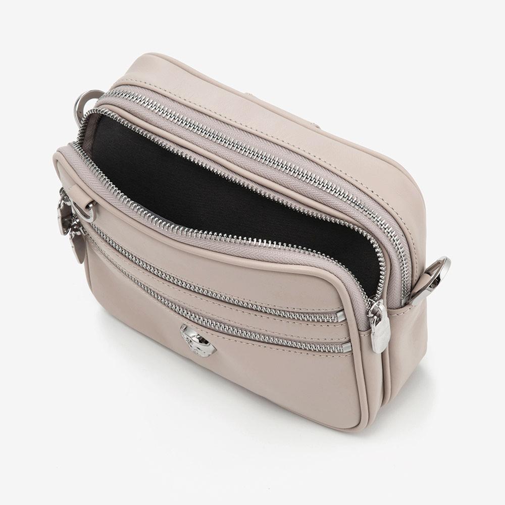 Affaz Carre Mini Crossbody Ivory