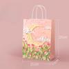 1-50PCS Gift Bag Creative Oil Painting Portable Gift Bag Holiday Gifts Kraft Paper Gift Bag New Year Gift Bag for Students