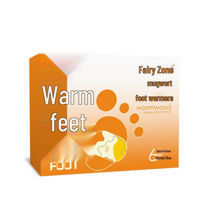 Fairy Zone Mugwort Self-Heating Foot Warmer Patch 6 patches/box