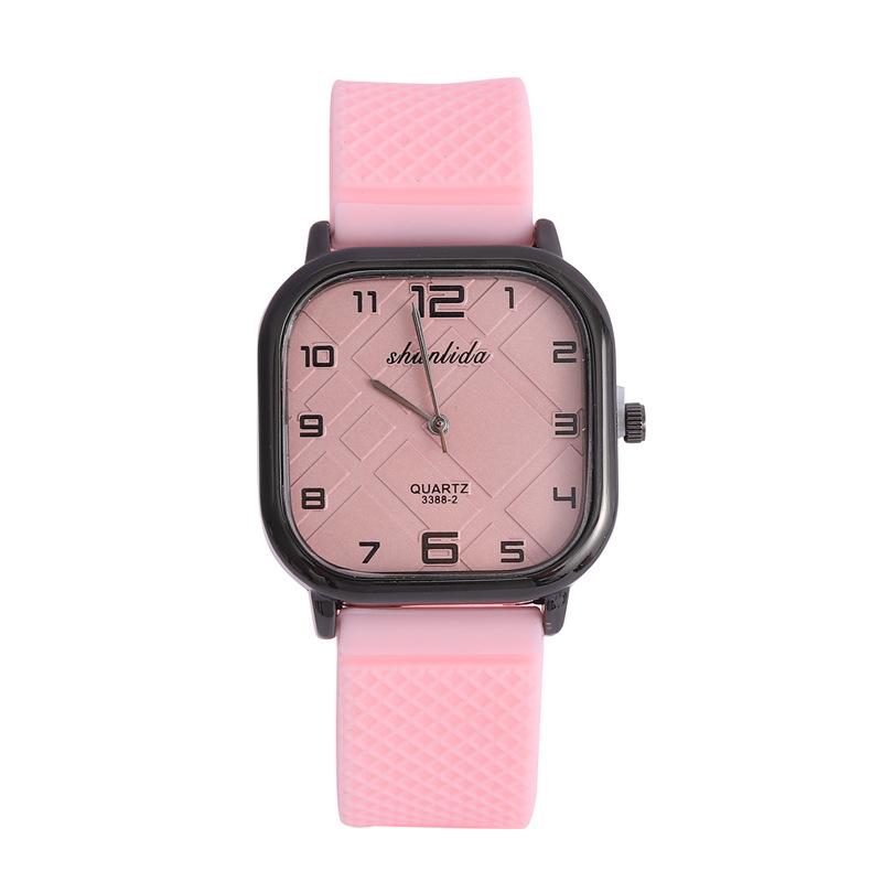 Silicone Tape Casual Women S Watch Fashion Versatile Light Luxury Temperament Student Quartz Watch Women