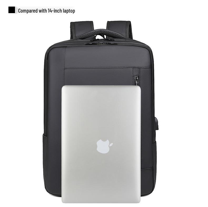 Business Casual Waterproof Laptop Backpack - Multi-Compartment, Large Capacity for Travel and Commute