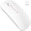 Bluetooth Wireless 3DPI High Compatible with Microsoft and Includes USB Receiver and Japanese Instruction Manual 2.4GHz Mouse, Rechargeable, Slim,