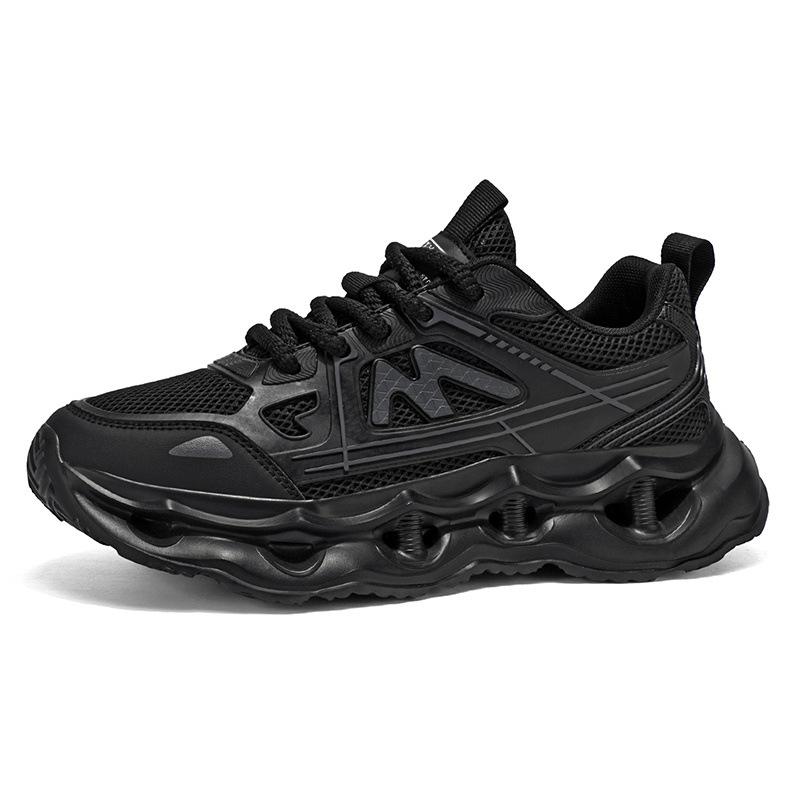 Summer Men's Shoes New Breathable Mesh Shoes Men's Sports Shoes Versatile Platform Casual Running Dad Shoes