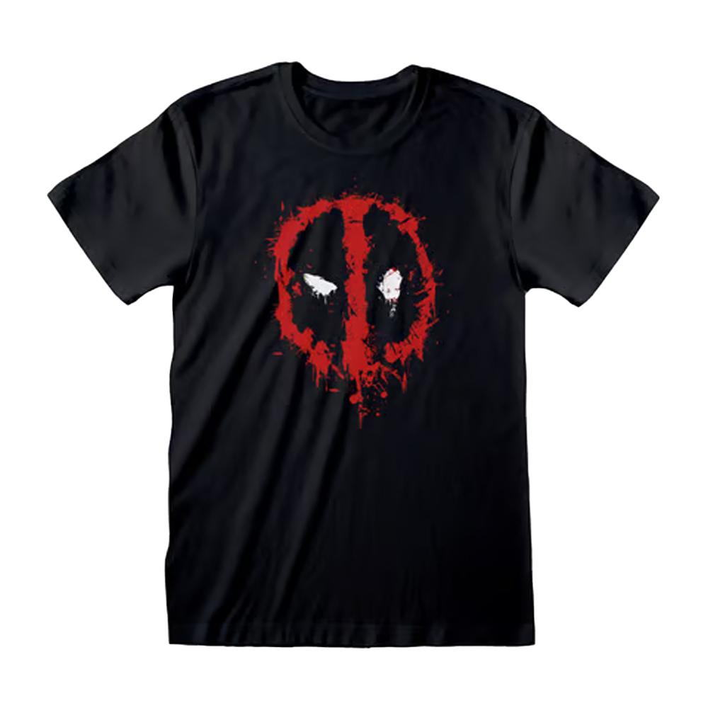 Deadpool Unisex Adult Splat T-Shirt