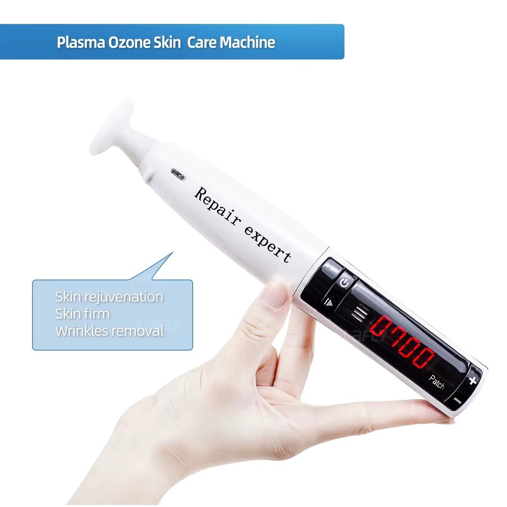 Pluma de Plasma ProOzone para Salón y Uso en Casa | Rejuvenecimiento de la Piel, Tratamiento de Cicatrices de Acné, Máquina de Belleza para Estiramiento y Tensado Facial