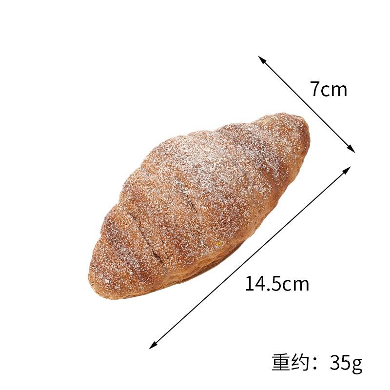 PU-Simulation Französisches Roggenbrotmodell Künstliches Brot Fake-Kuchen Bäckerei-Ausstellungsstücke Ornamente Foto-Requisiten Festival-Deko