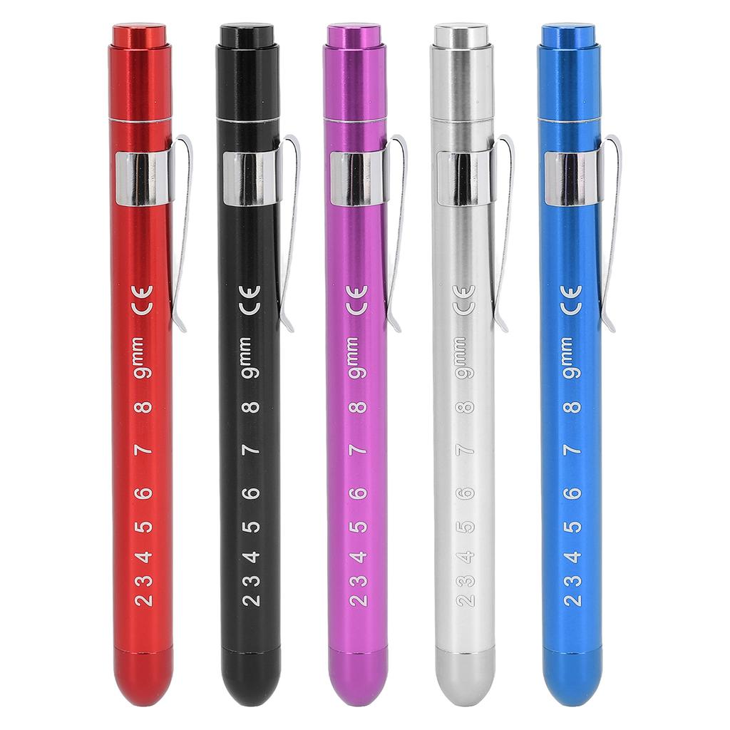 Yellow Pen Light Gauge LED Aluminium Alloy Portable Medical Inspection Pen Lamp for Nurses Doctor