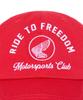 PHYPS MOTORCYCLE Ride To Freedom Ball Cap Red