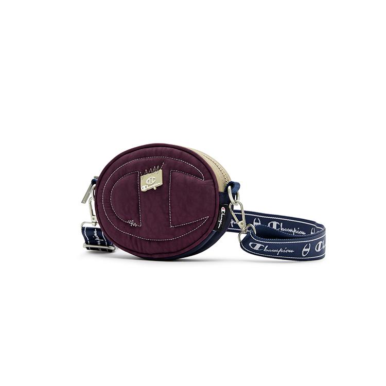 New Champion Synthetic Leather, Textile Crossbody Bag Regular Unisex Dark Gray/Black/Dark Red U4BACPU25