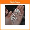 Gothic Snake Pendant Earrings Alloy Statement Jewelry For Women And Men