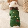 Pet Clothes Are Cold-proof and Warm In Winter, Piled and Thickened Puppets, Blue Cat, Small Dog, Four-legged Cat Cotton-padded Clothes.