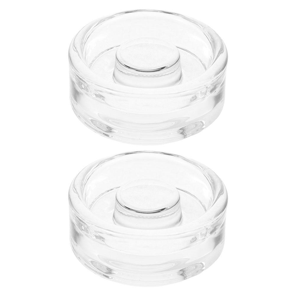 

2pcs Wide Mouth Jar Fermenting Glass Weights For Fermentation Pickle Jar Transparent Glass Weights Cover For Fermenting Jar