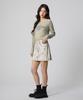 Unknown Planet Mini Skirt Dirty White