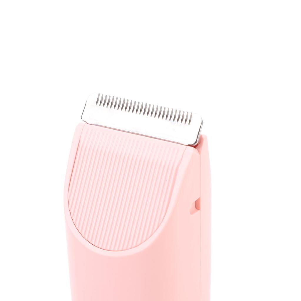 Women Body Hair Trimmer 2 In 1 Type C Charging IPX7 Water Proof Bikini Hair Trimmer Wet Dry Use for Underarms Legs Pink