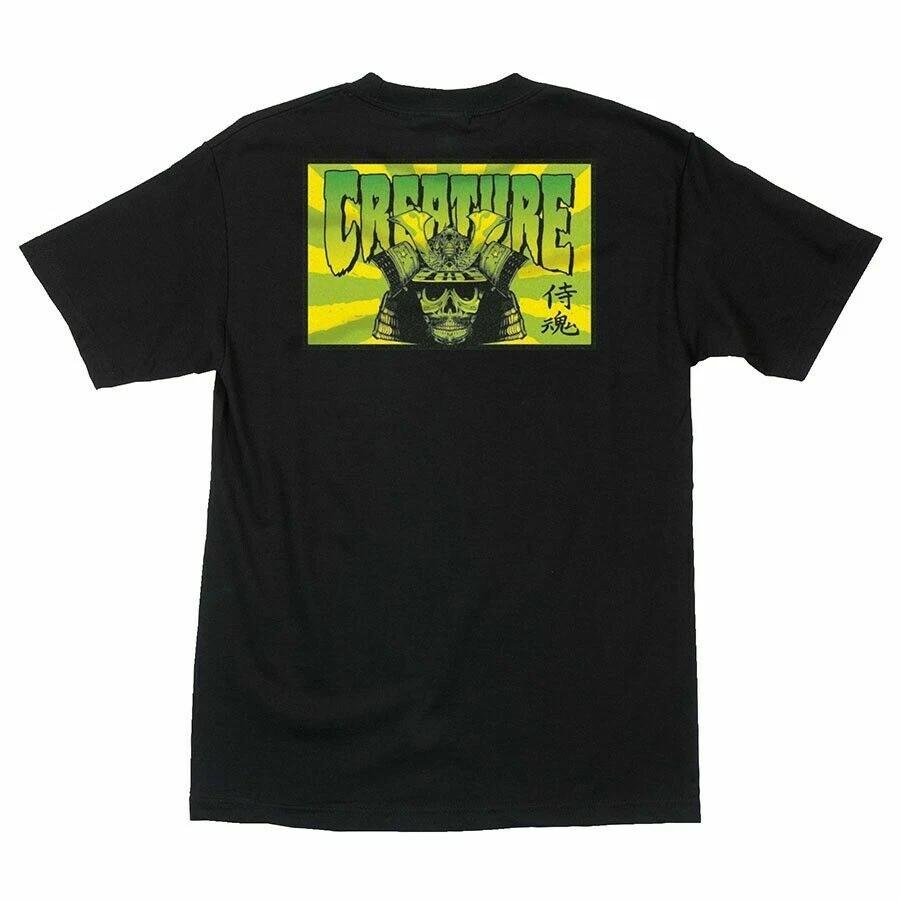 Creature SOUL SERVANT Skateboard T Shirt BLACK L